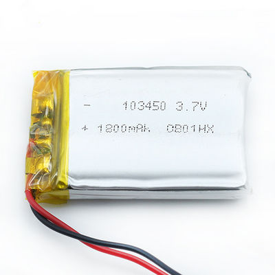 Lâmpada da desinfecção do peso leve 103450 1800mah 3,7 V Li Polymer Battery For Ultraviolet