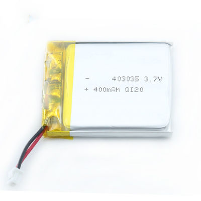 Bateria lisa 0.1A-5A do polímero do lítio da segurança bateria de Lipo de 403035 de alta capacidade