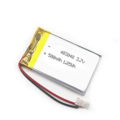 MSDS bateria lisa ultra finamente 403048 do polímero do lítio de 3,7 volts