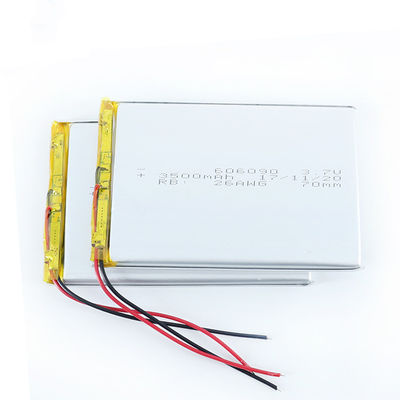 Li Polymer Battery recarregável móvel 3.7V 4000mah 6.0*60*93mm