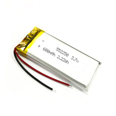 Varredor de código 3,7 V do KC Li Polymer Battery 552250 600mah