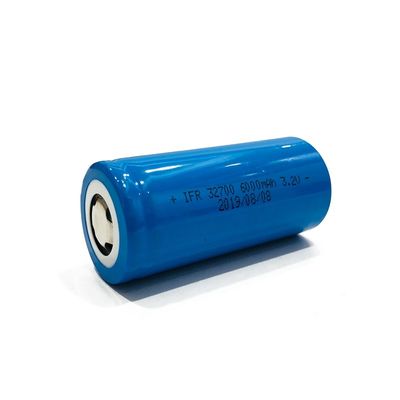 A elevação descarrega a bateria 32650 de 6000mAh 3,2 V LiFePo4 pilha de bateria cilíndrica de 32700 LFP
