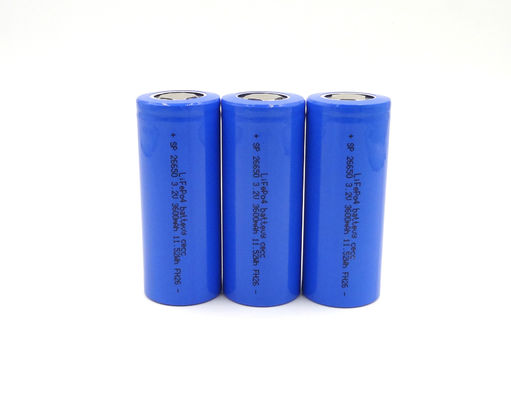 Bateria 26x65mm de LFP 26650 3000mAh 3,2 V LiFePo4 recarregáveis