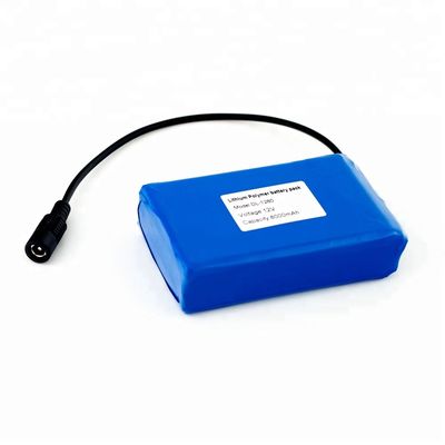 celular recarregável de 8000mah 12v Li Polymer Battery Pack For PDVD