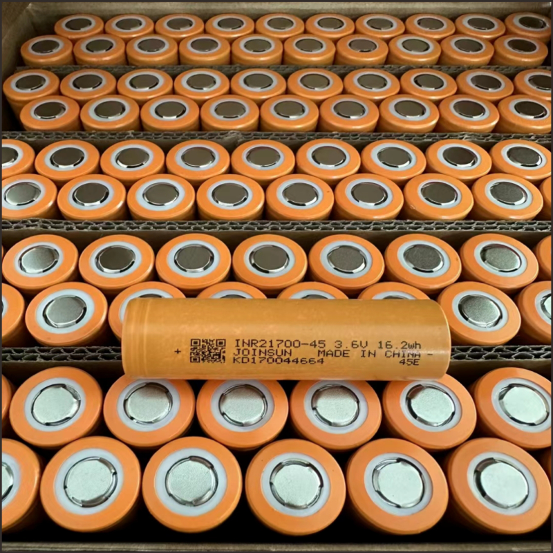 Bateria de lítio 21700, 3,7V, capacidade 5000mAh, formato redondo, lanterna de luz forte, bateria de energia para ferramentas elétricas